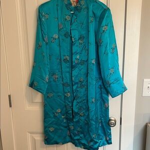 Vintage Oriental Kimono Robe PEONY BRAND SHANGHAI